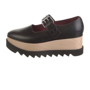 Stella McCartney Black and Tan Platform Shoes